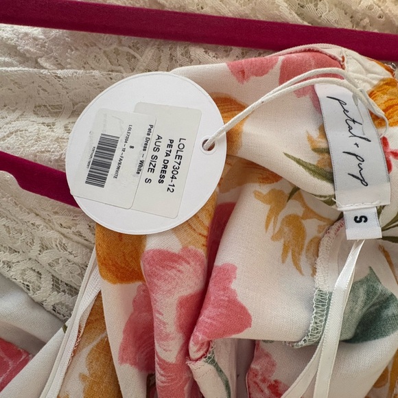 Pedal & Pup Floral Dress Dress with Ruffle Sleeves - Picture 9 of 9